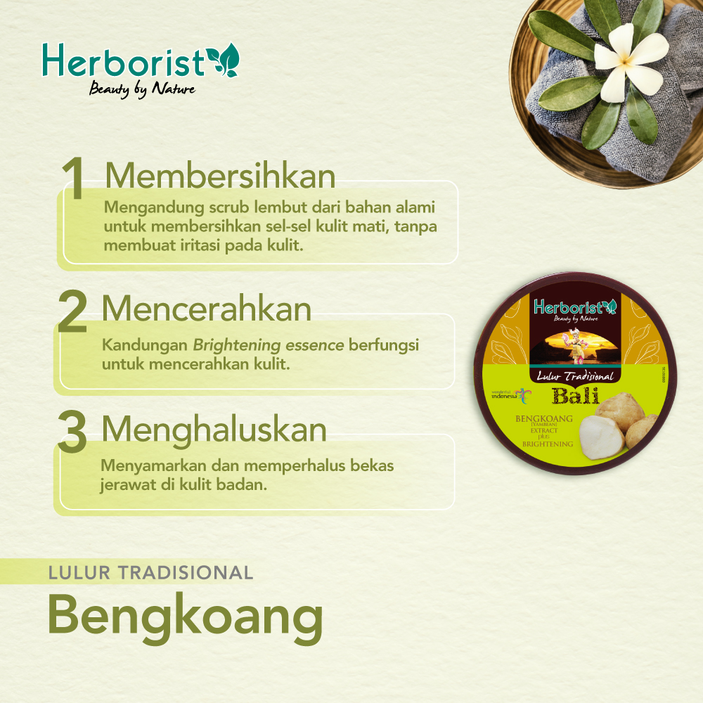 Herborist Lulur Tradisional Bali 100gr - Bengkoang