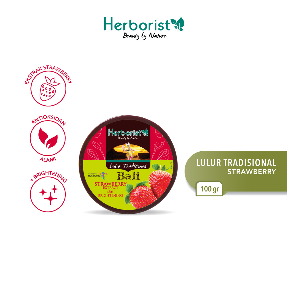 Herborist Lulur Tradisional Bali 100gr - Strawberry