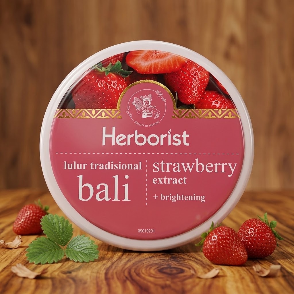Herborist Lulur Tradisional Bali 100gr - Strawberry