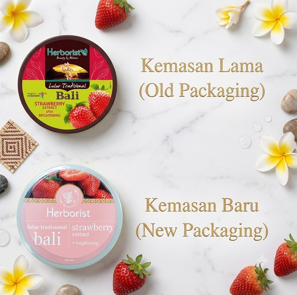 Herborist Lulur Tradisional Bali 100gr - Strawberry