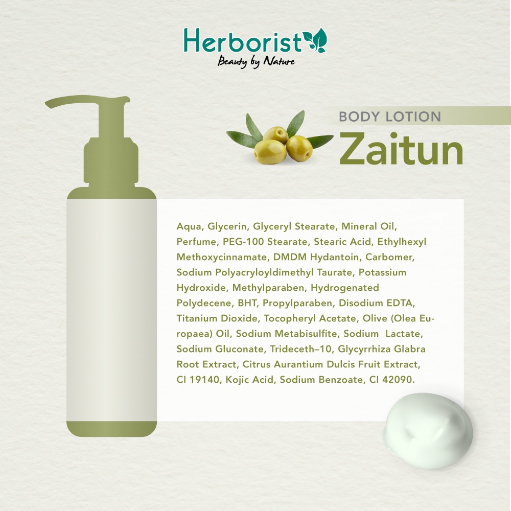 Herborist Body Care Body Lotion 145ml - Olive