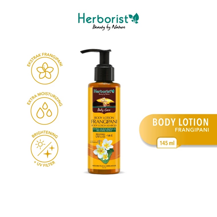 Herborist Body Care Body Lotion 145ml - Frangipani Herborist Body Care Body Lotion 145ml - Frangipani