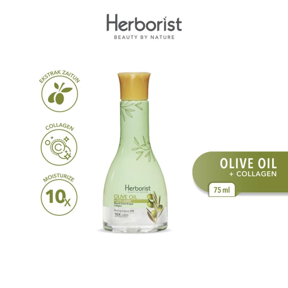 Herborist Minyak Zaitun Olive Oil + Collagen 75ml Herborist Minyak Zaitun Olive Oil + Collagen 75ml