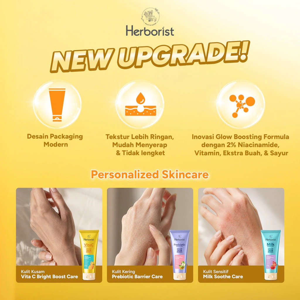 Herborist Juice For Skin Lumiglow Body Serum 180ml - Milk Soothe Care (The Soother)