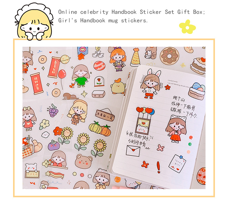 Stiker Momo 2D Warna Single Isi 100 Waterproof Anti Air