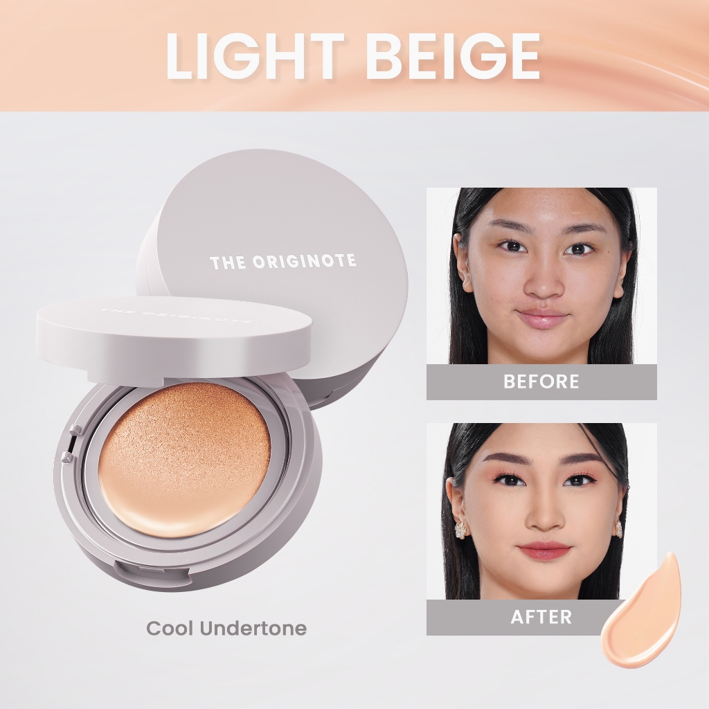 The Originote High Cover Serum Cushion - Light Beige * The Originote High Cover Serum Cushion - Light Beige *
