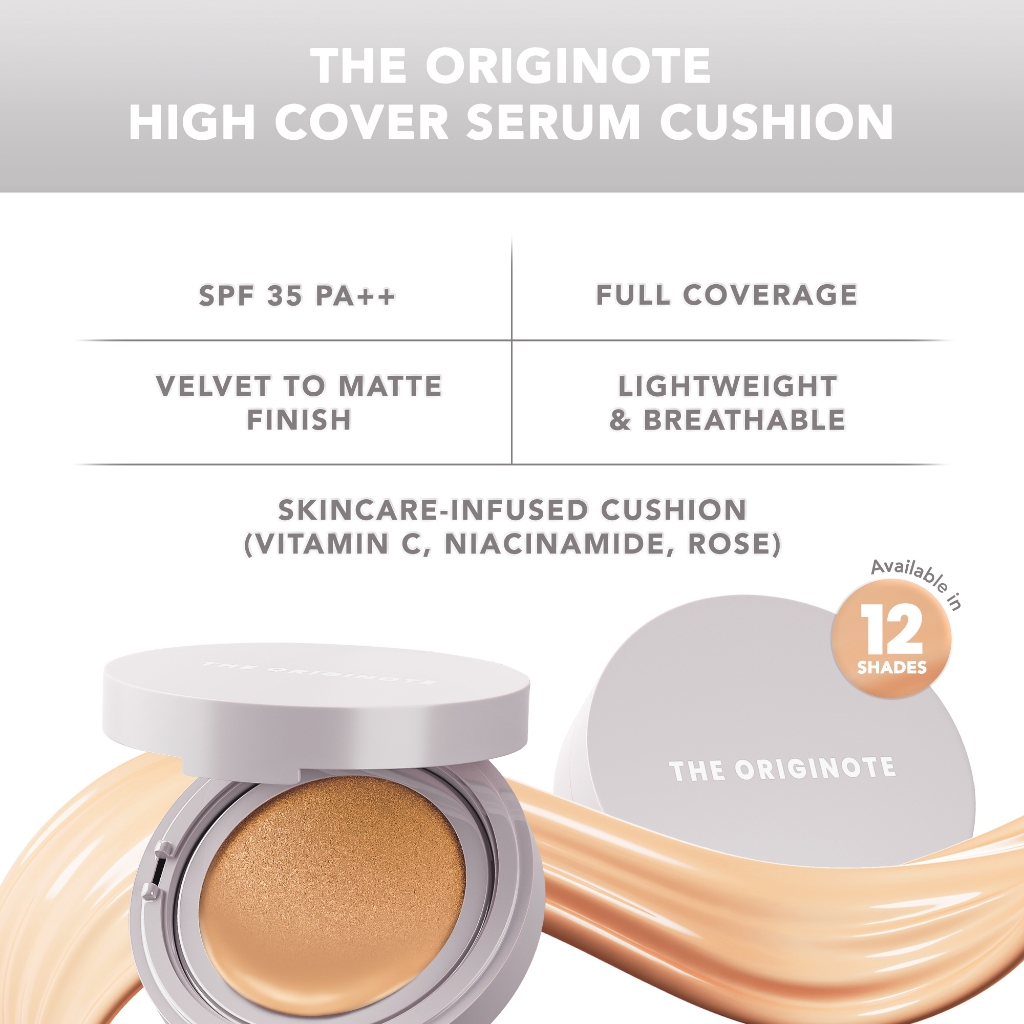 The Originote High Cover Serum Cushion - Medium Neutral *