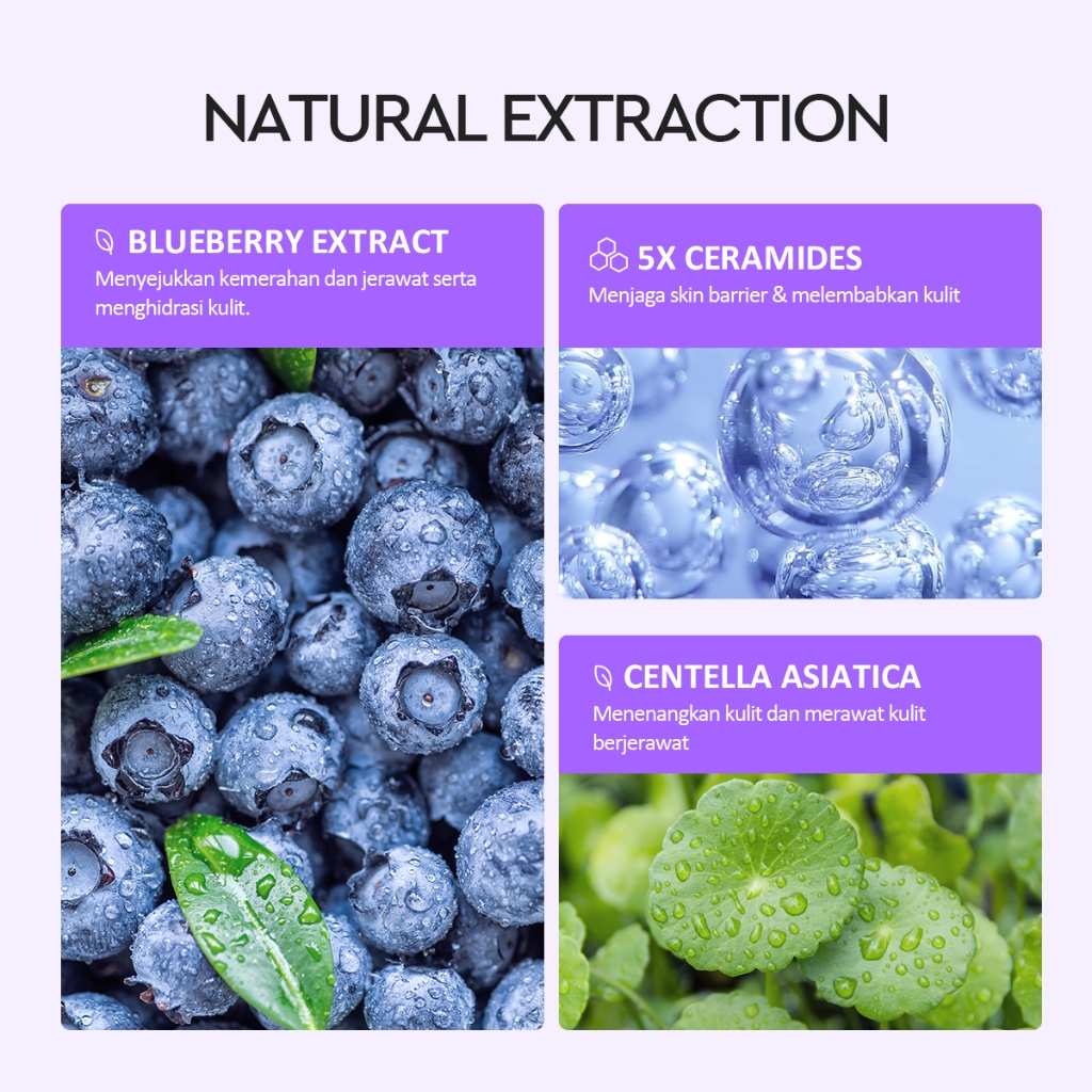 Glad 2 Glow Cleanser - Blueberry Ceramide Low Ph Gel 70ml