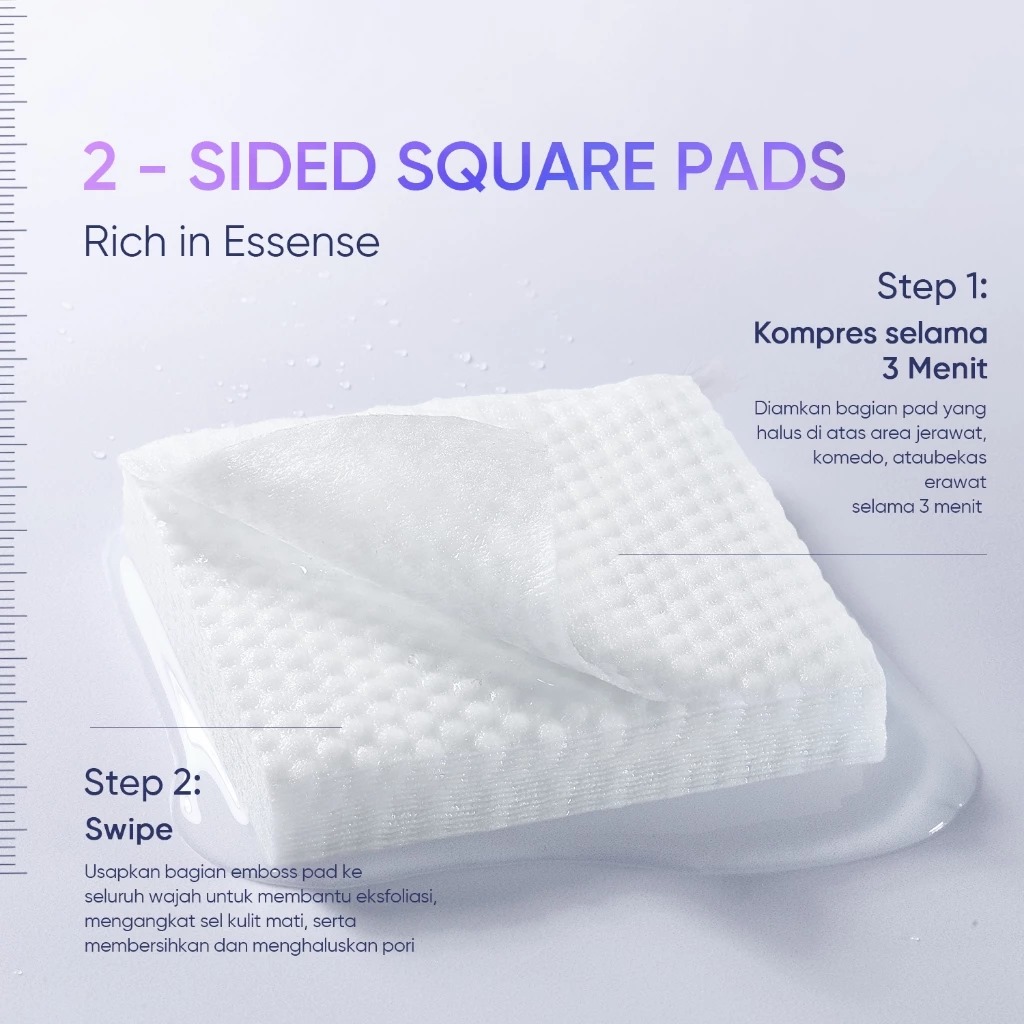 Skintific AHA BHA PHA Exfoliating Pads 130ml (40pads)