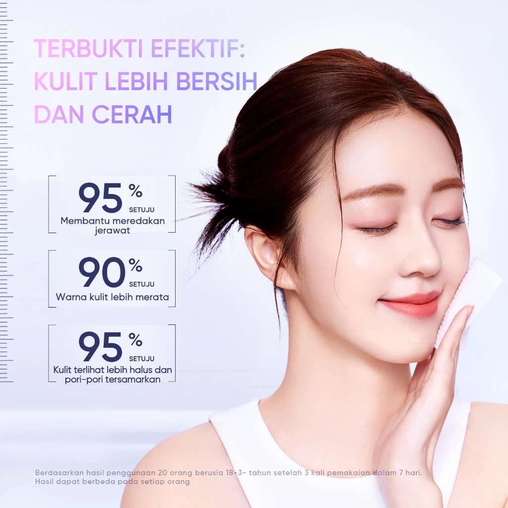 Skintific AHA BHA PHA Exfoliating Pads 130ml (40pads)