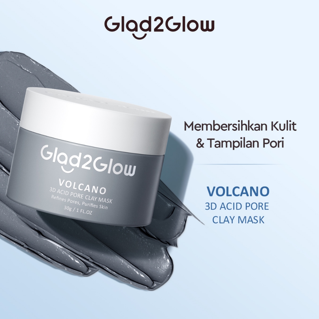 Glad 2 Glow Clay Mask - Volcano 3D Acid 30gr Glad 2 Glow Clay Mask - Volcano 3D Acid 30gr