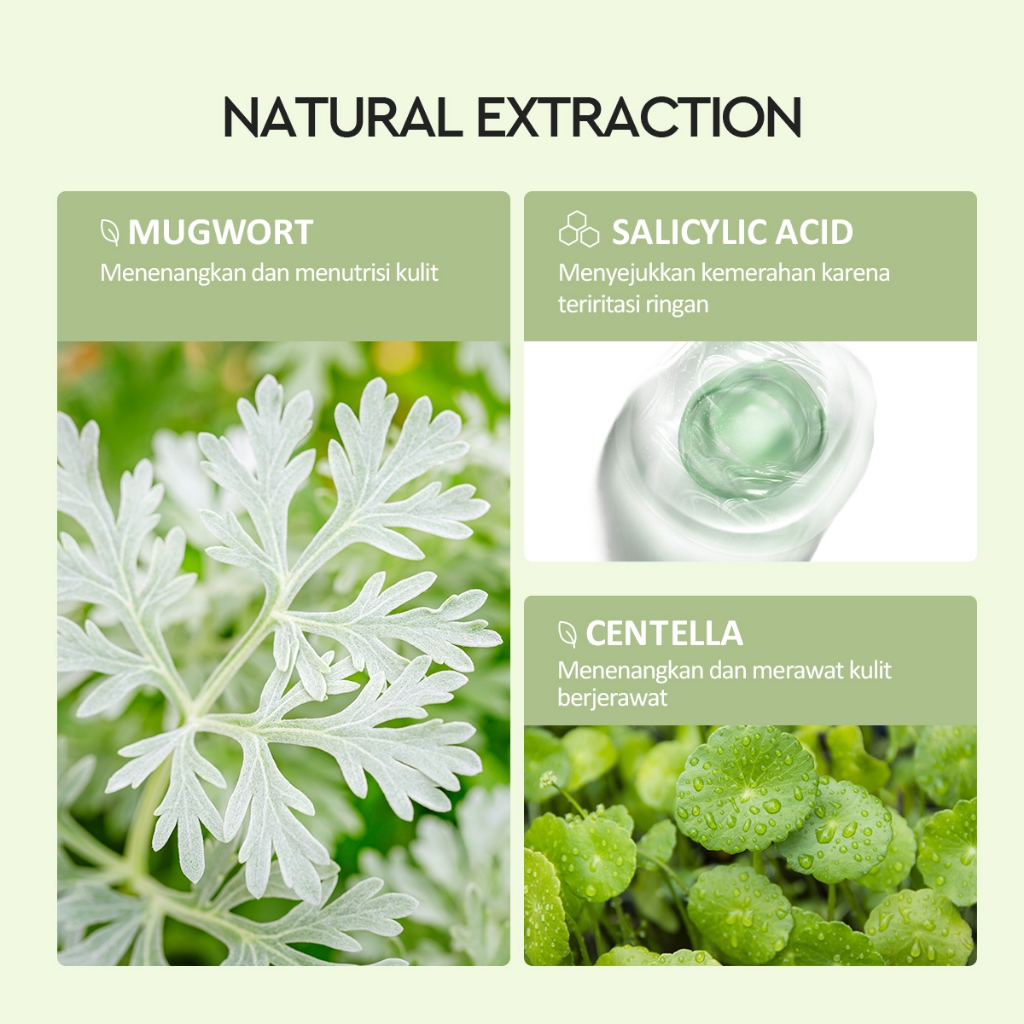 Glad 2 Glow Clay Mask - Mugwort Salicylic Acid Acne 30gr