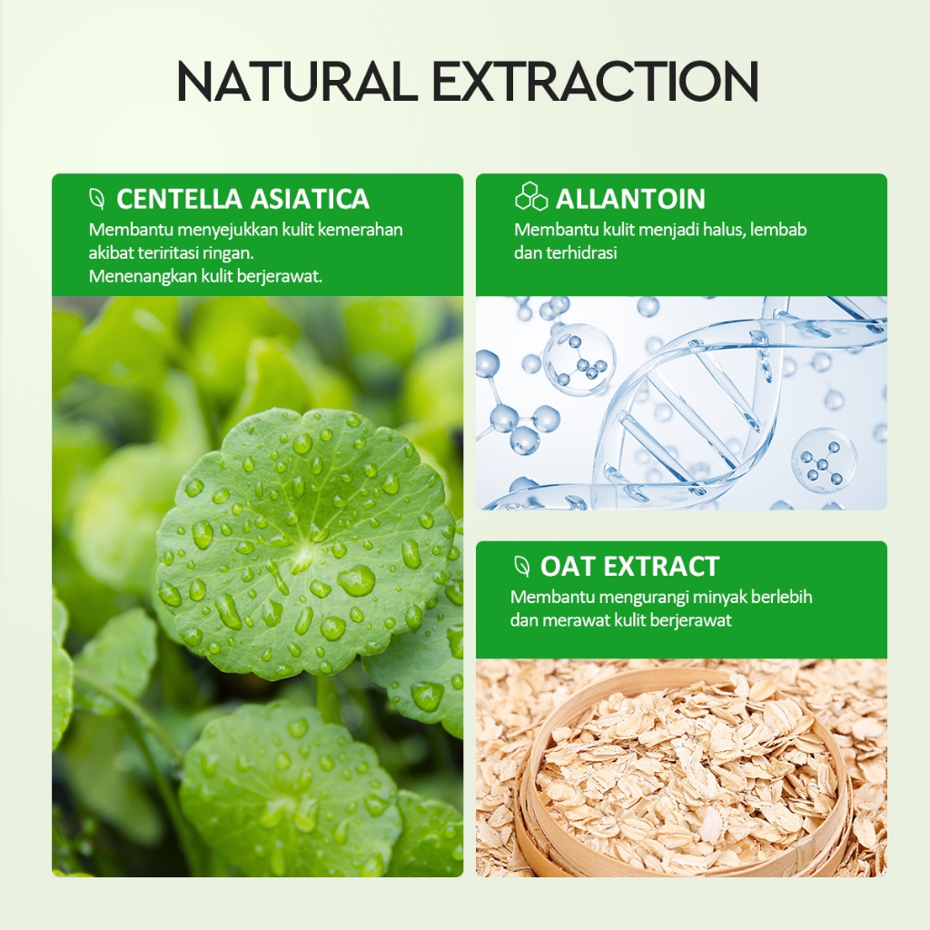 Glad 2 Glow Moisturizer - Centella Allantoin Soothing Gel 30gr