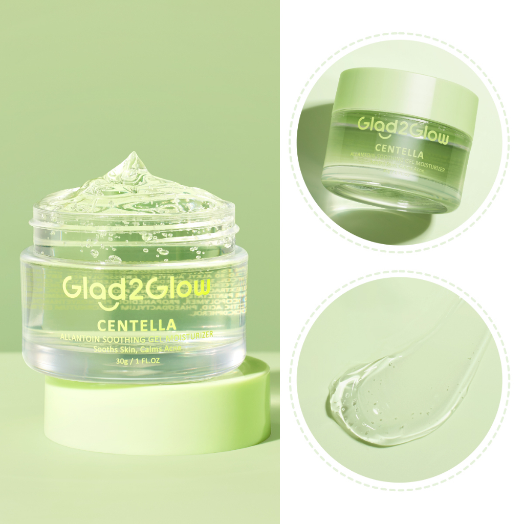 Glad 2 Glow Moisturizer - Centella Allantoin Soothing Gel 30gr