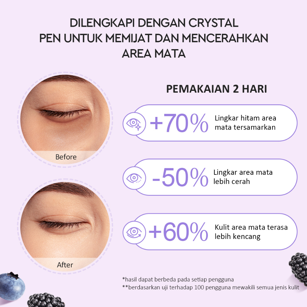 Glad 2 Glow Berry Peptide Brightening Eye Cream 15gr *