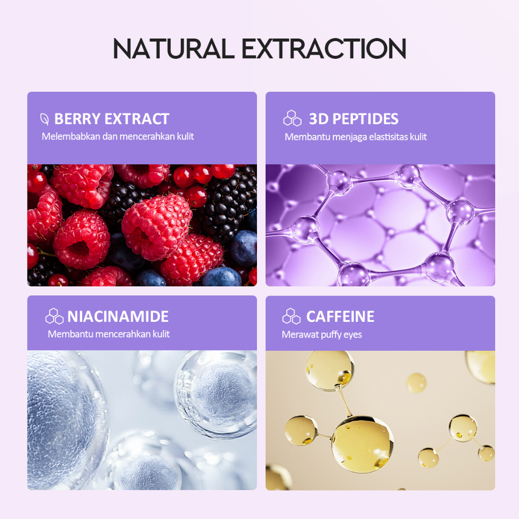 Glad 2 Glow Berry Peptide Brightening Eye Cream 15gr *