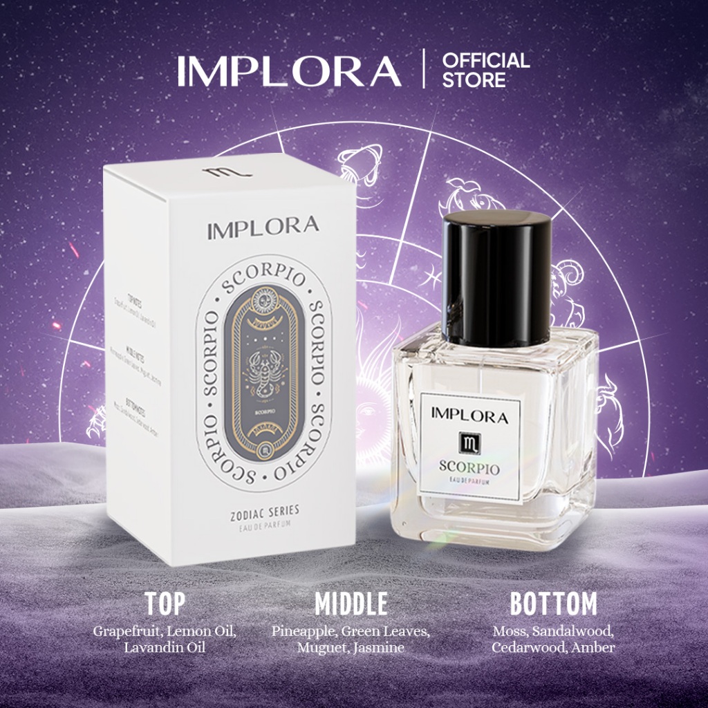 Implora Eau De Parfum Zodiac Series 30ml - Scorpio