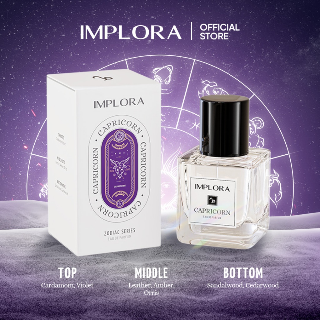 Implora Eau De Parfum Zodiac Series 30ml - Capricorn