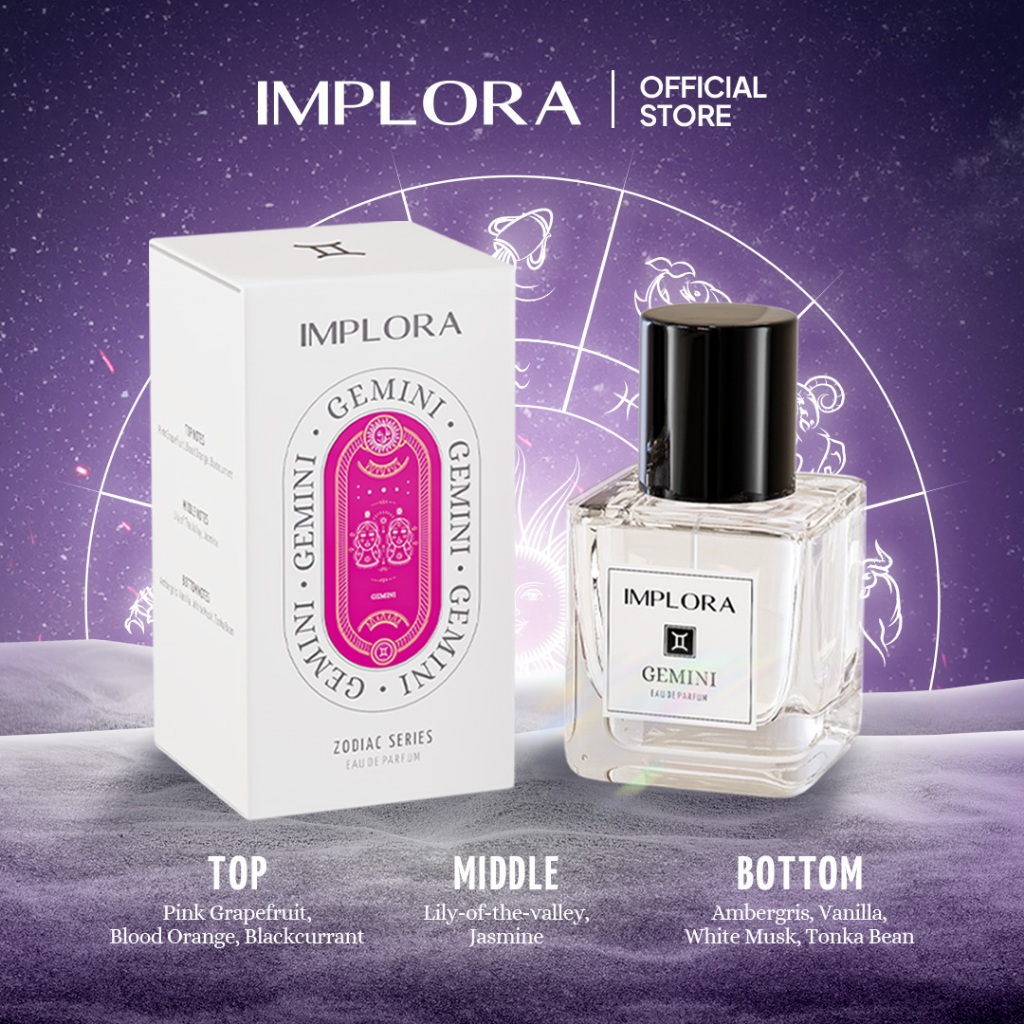 Implora Eau De Parfum Zodiac Series 30ml - Gemini Implora Eau De Parfum Zodiac Series 30ml - Gemini