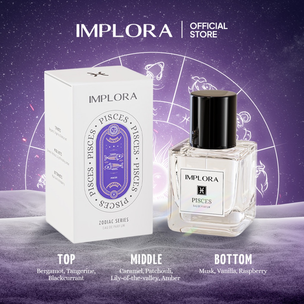 Implora Eau De Parfum Zodiac Series 30ml - Pisces Implora Eau De Parfum Zodiac Series 30ml - Pisces