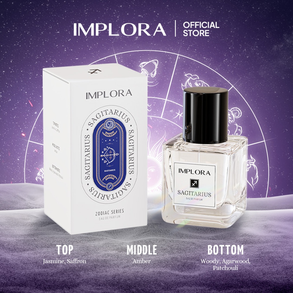 Implora Eau De Parfum Zodiac Series 30ml - Sagitarius Implora Eau De Parfum Zodiac Series 30ml - Sagitarius