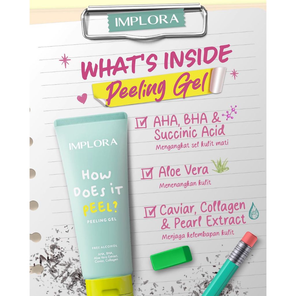 Implora How Does It Peel Peeling Gel 50gr Implora How Does It Peel Peeling Gel 50gr