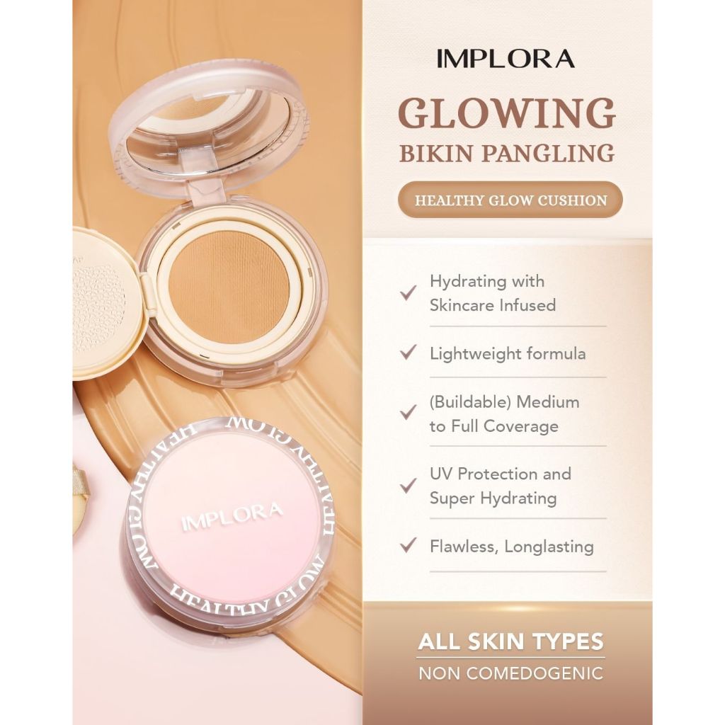 Implora Healthy Glow Cushion FULL SIZE - 02 Light Beige