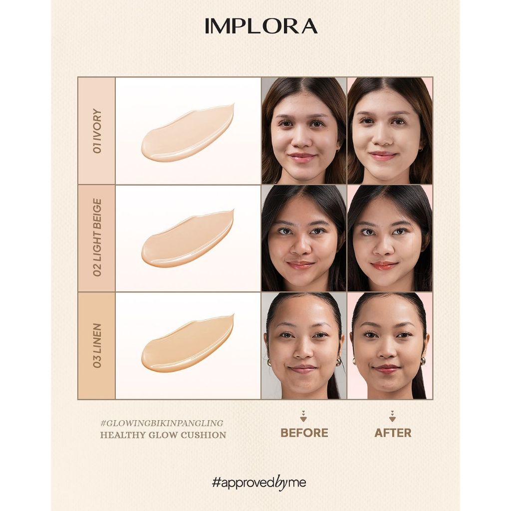 Implora Healthy Glow Cushion REFILL - 05 Warm Beige Implora Healthy Glow Cushion REFILL - 05 Warm Beige