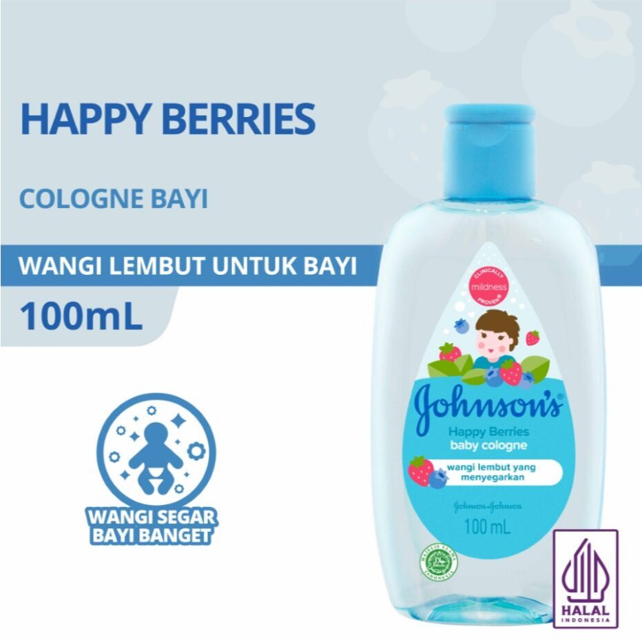 Johnsons Baby Cologne 100ml - Happy Berries Johnsons Baby Cologne 100ml - Happy Berries