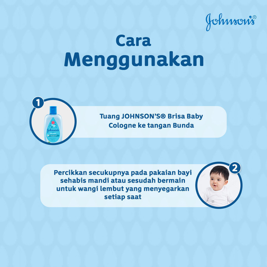 Johnsons Baby Cologne 100ml - Brisa