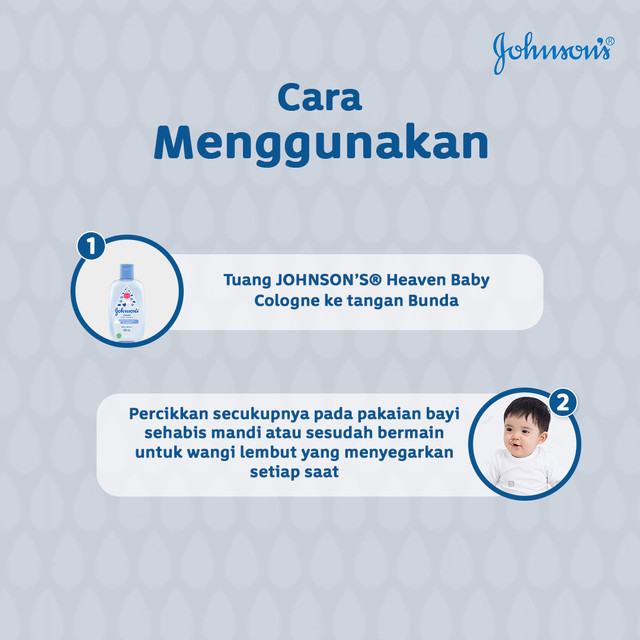 Johnsons Baby Cologne 100ml - Heaven