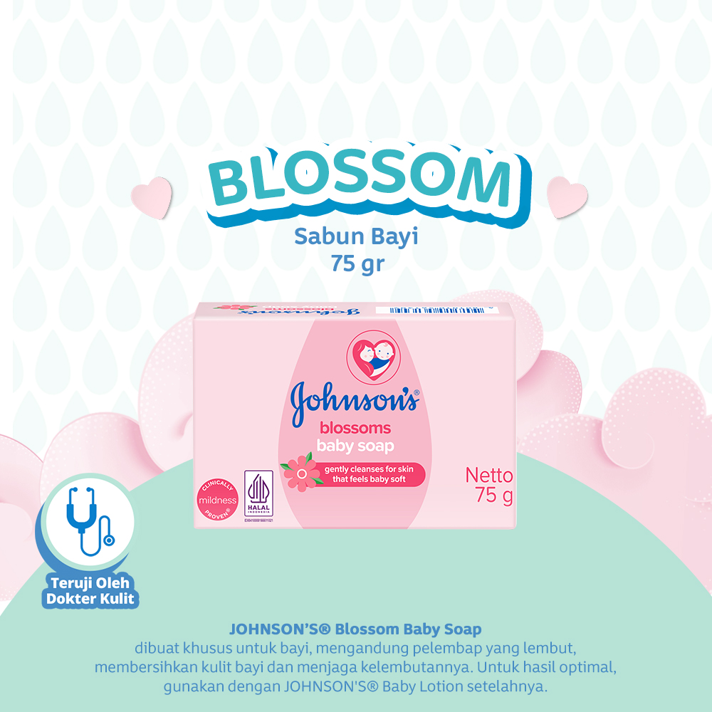 Johnsons Baby Soap 75gr - Blossoms