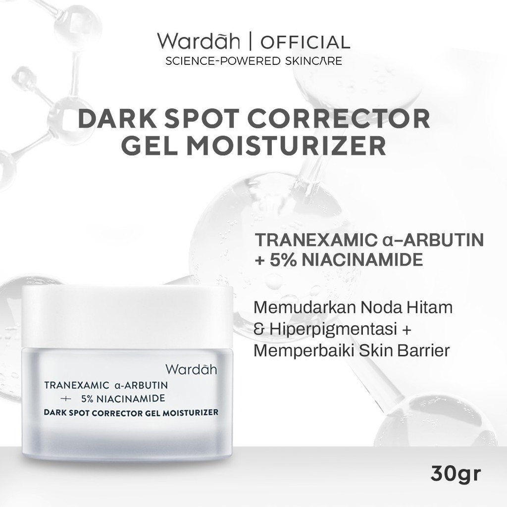 Wardah Gel Moisturizer 30gr - Tranexamic Arbutin + 5% Niacinamide (Putih) Wardah Gel Moisturizer 30gr - Tranexamic Arbutin + 5% Niacinamide (Putih)