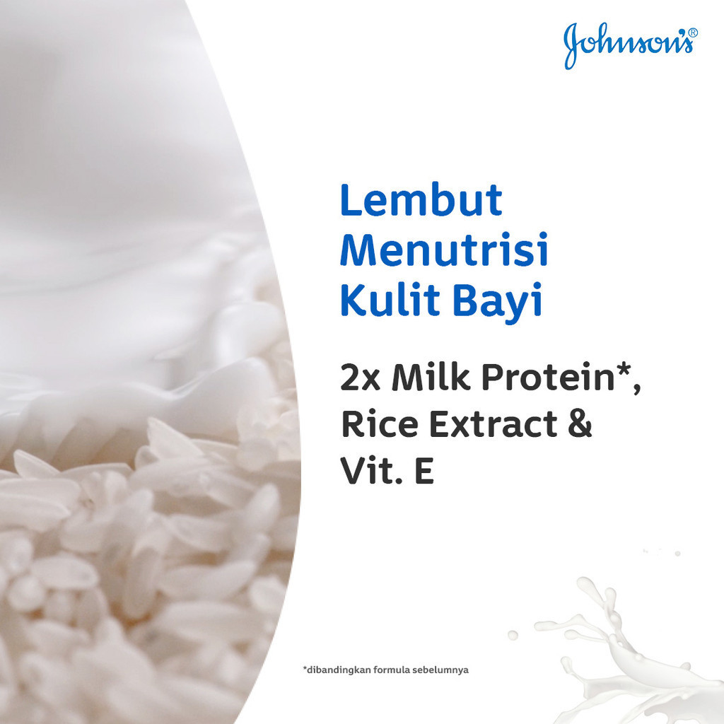 Johnsons Baby Hair & Body Baby Bath - Milk Rice 200ml