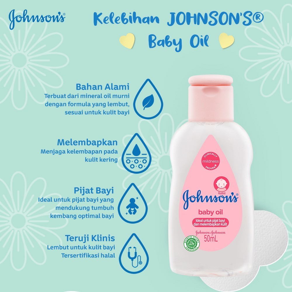 Johnsons Baby Oil 50ml