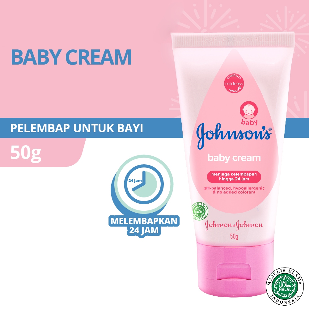Johnsons Baby Cream Tube 50gr Johnsons Baby Cream Tube 50gr