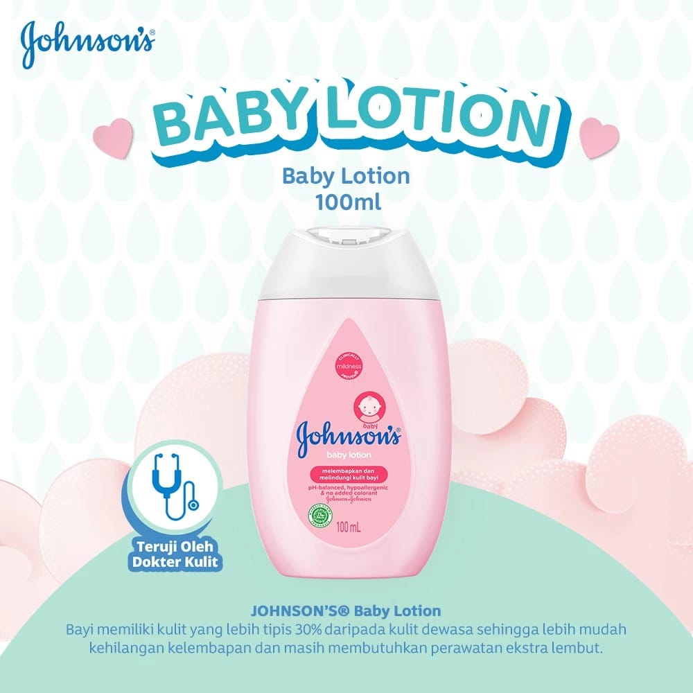 Johnsons Baby Lotion 100ml - Reguler