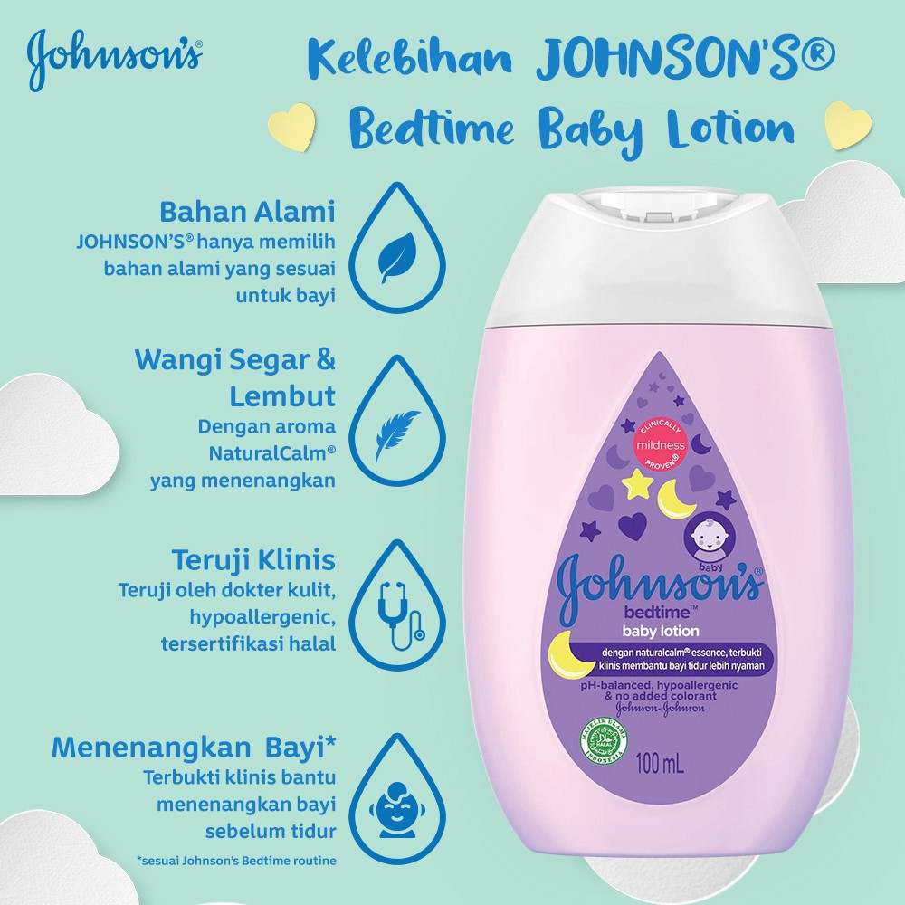 Johnsons Baby Lotion 100ml - Bedtime Johnsons Baby Lotion 100ml - Bedtime