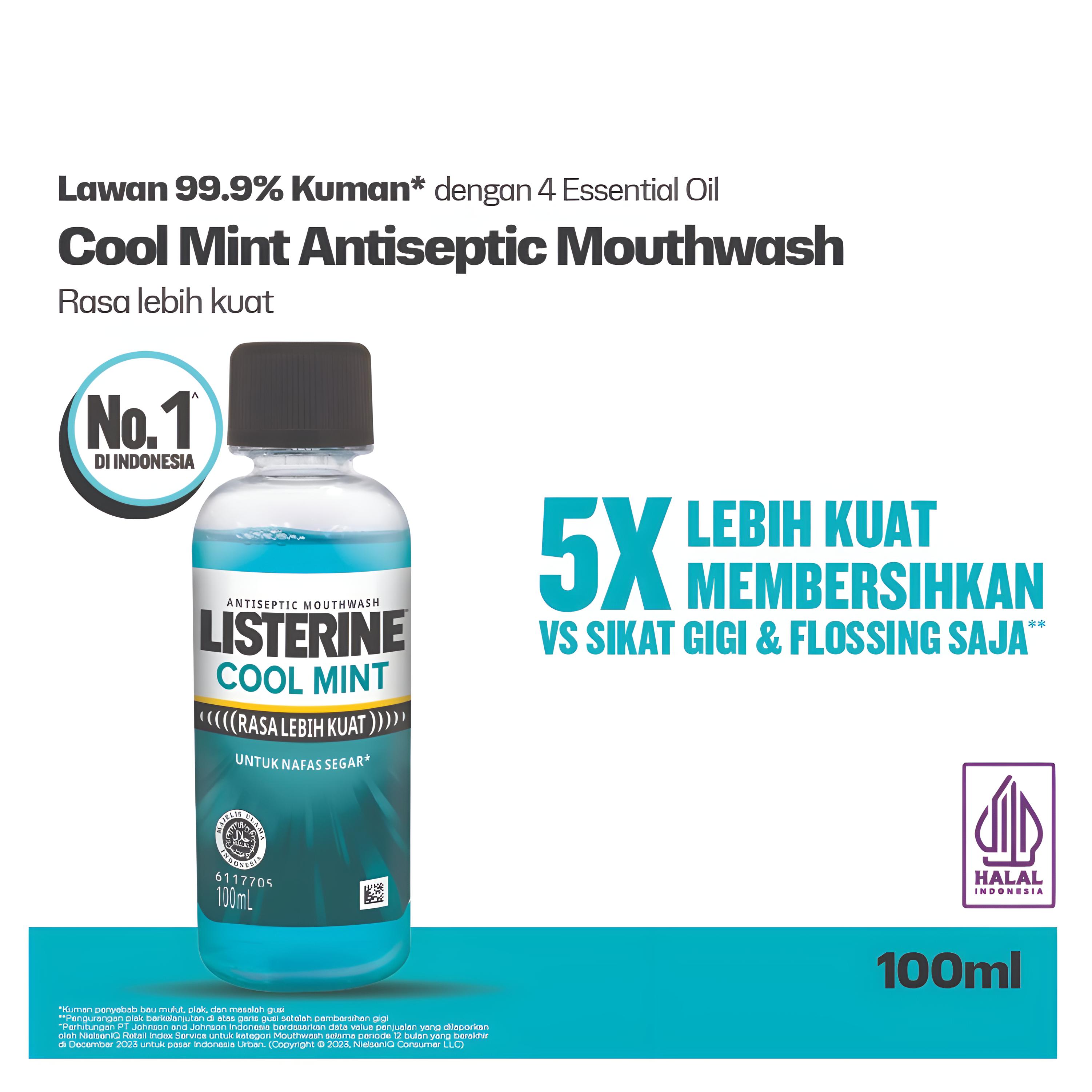 Listerine Antiseptic Mouthwash - Coolmint 100ml