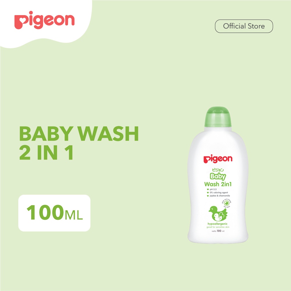 Pigeon Baby Wash 2in1 100ml - Hair Body Wash Jojoba & Chamomile Pigeon Baby Wash 2in1 100ml - Hair Body Wash Jojoba & Chamomile