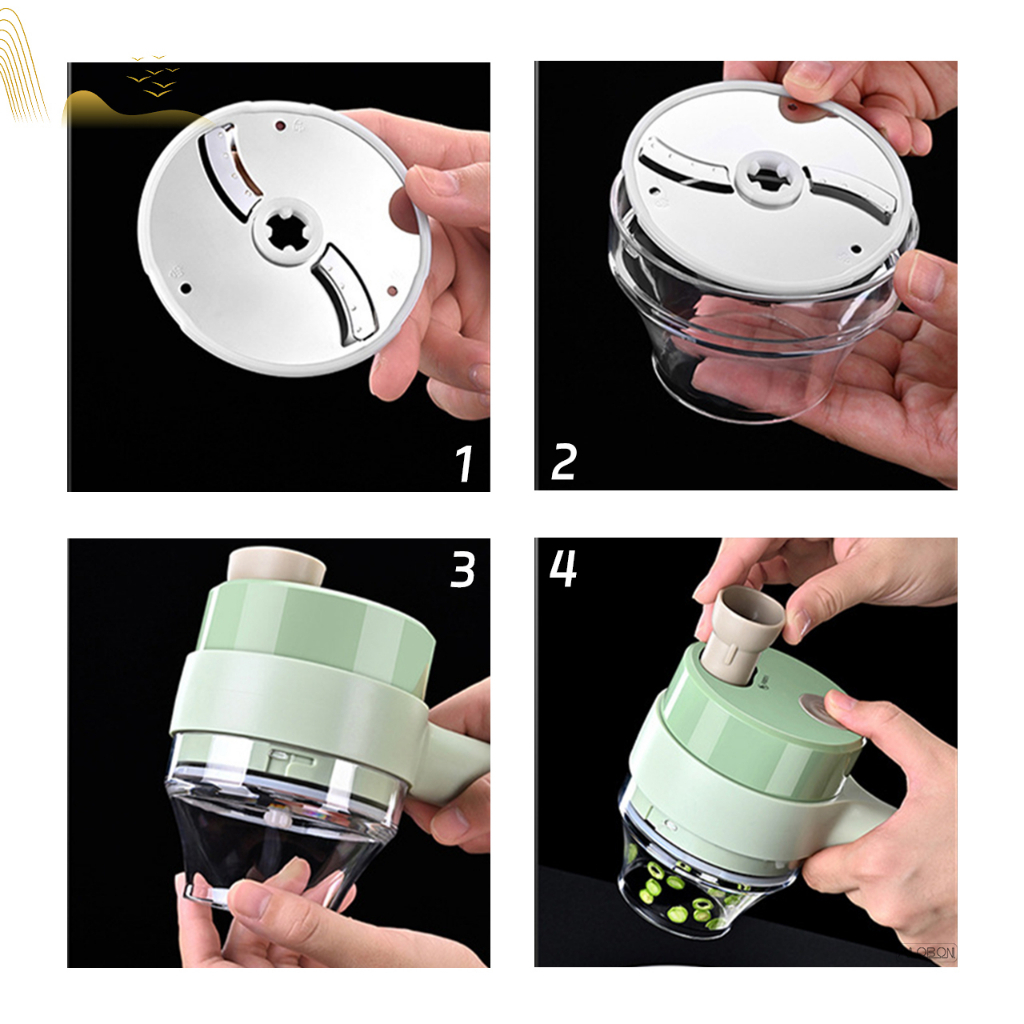 Food Chopper Elektrik 4in1 / Chopper Portable (Blender Pemotong Portable)