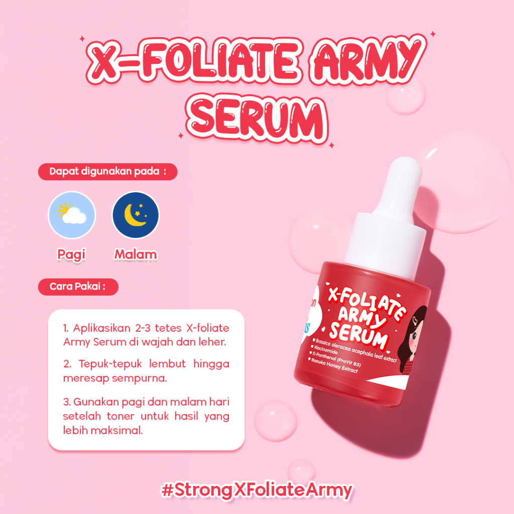 Pigeon Teens Serum 20ml - X-foliate Army