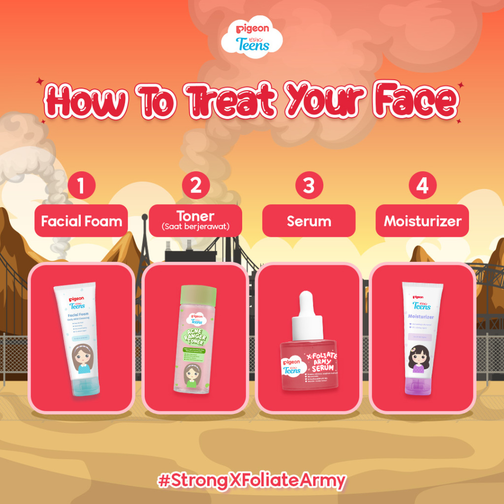 Pigeon Teens Serum 20ml - X-foliate Army