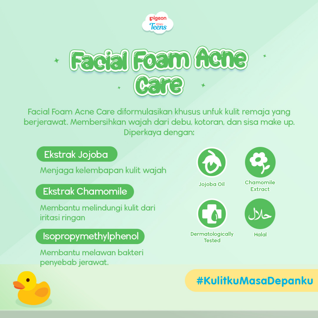 Pigeon Teens Facial Foam 40gr - Acne Care