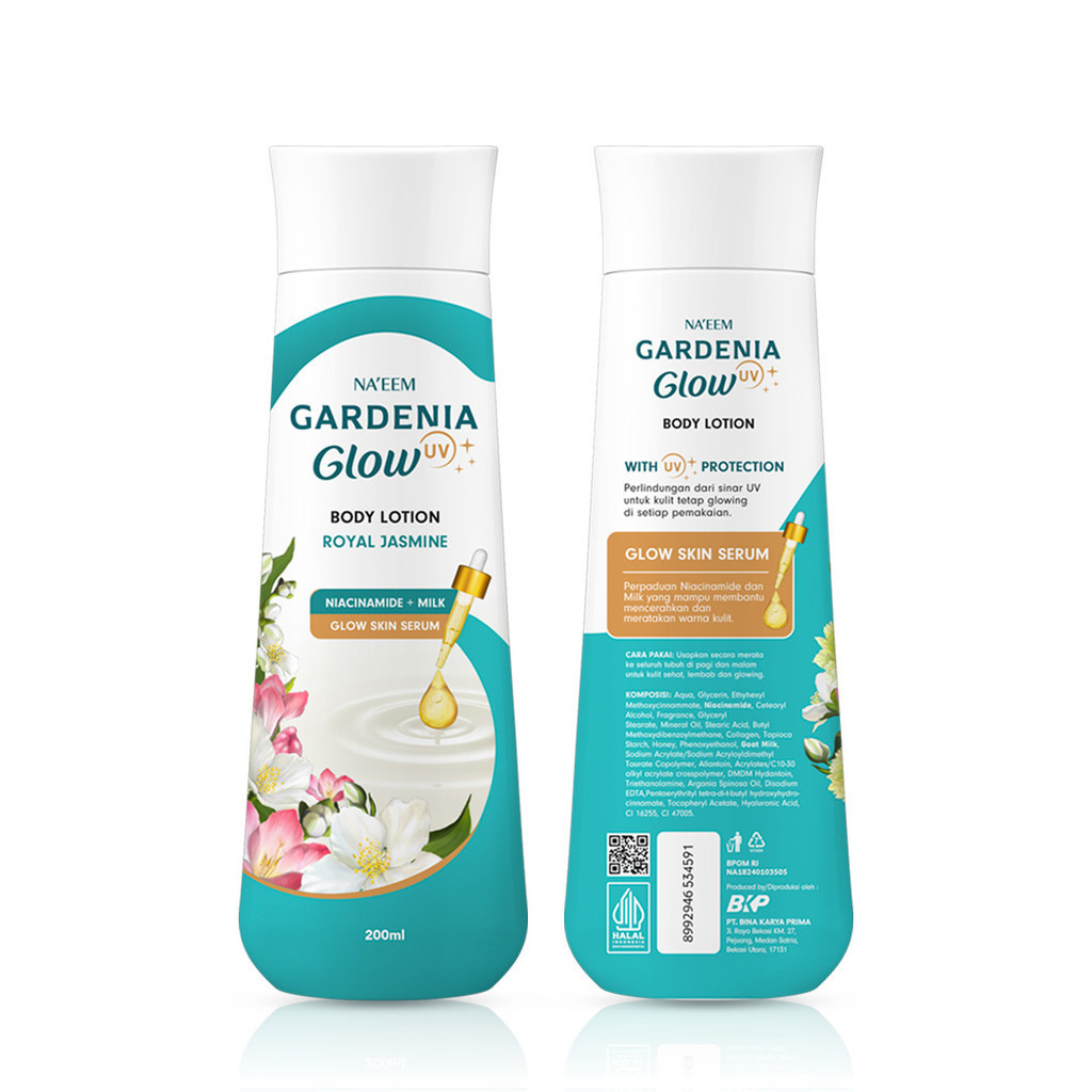 Gardenia Glow by Naeem UV Body Lotion 200ml - Royal Jasmine