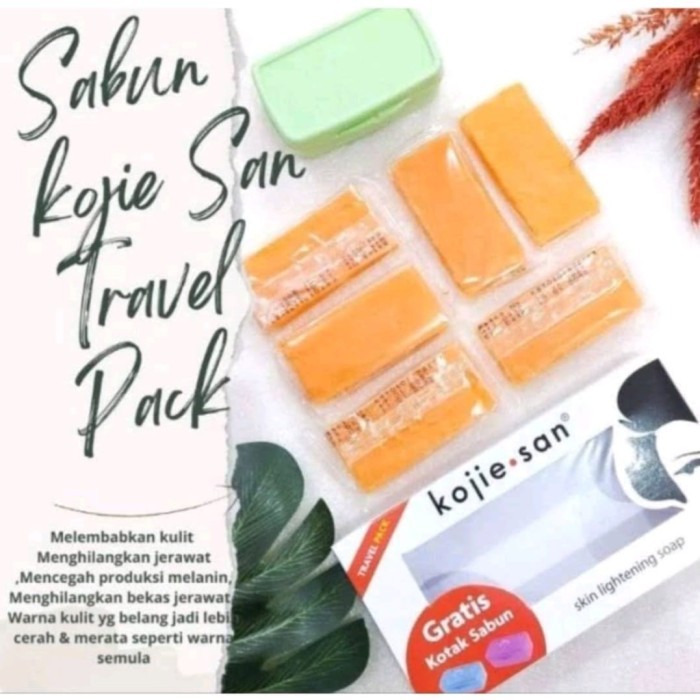 Sabun Kojie San - Kojic Acid Travel Pack 20gr x 6pcs