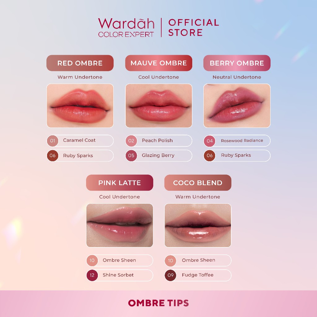 Wardah Glasting Liquid Lip 3.5gr (Lip Cream Transferproof) - 07 Rouge Flare