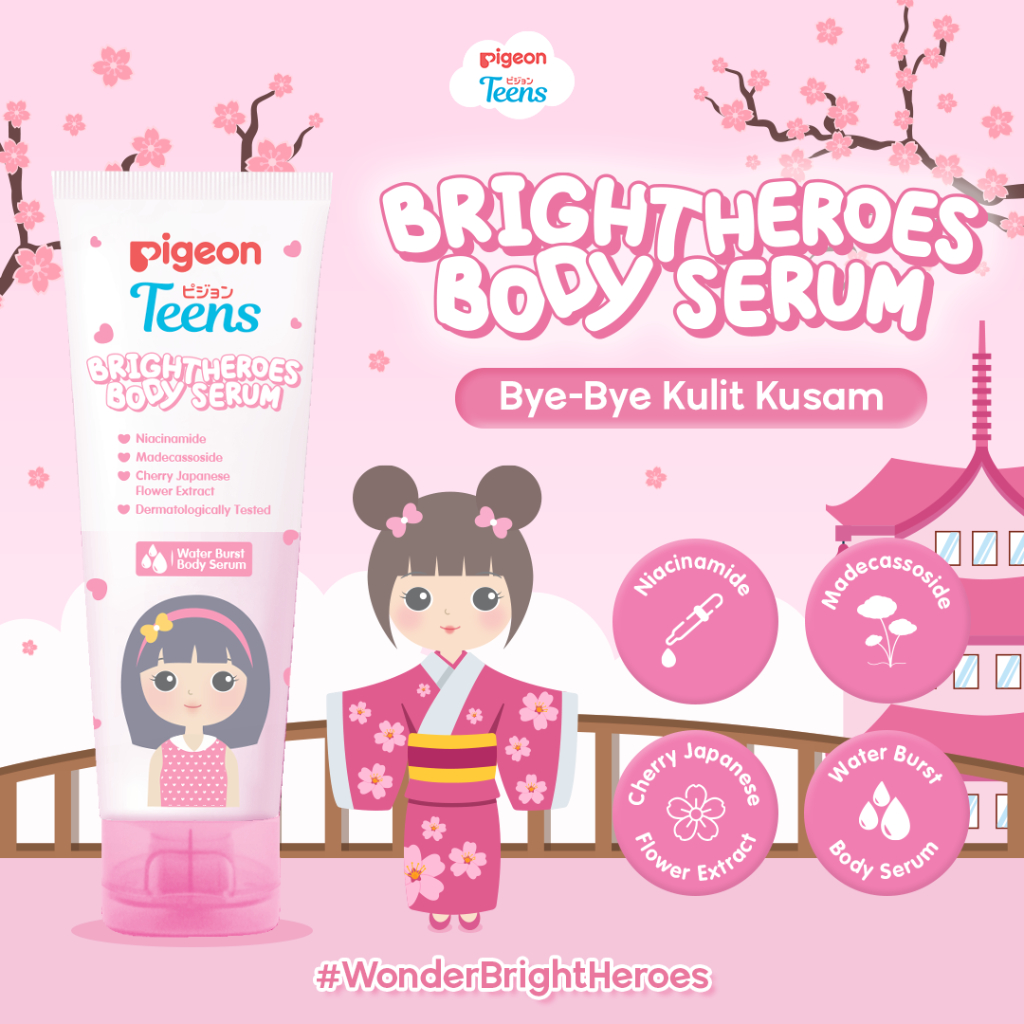 Pigeon Teens Body Serum 100ml - Bright Heroes