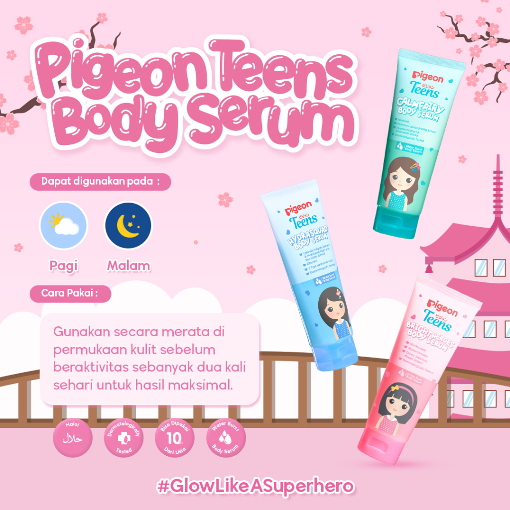 Pigeon Teens Body Serum 100ml - Calm Fairy