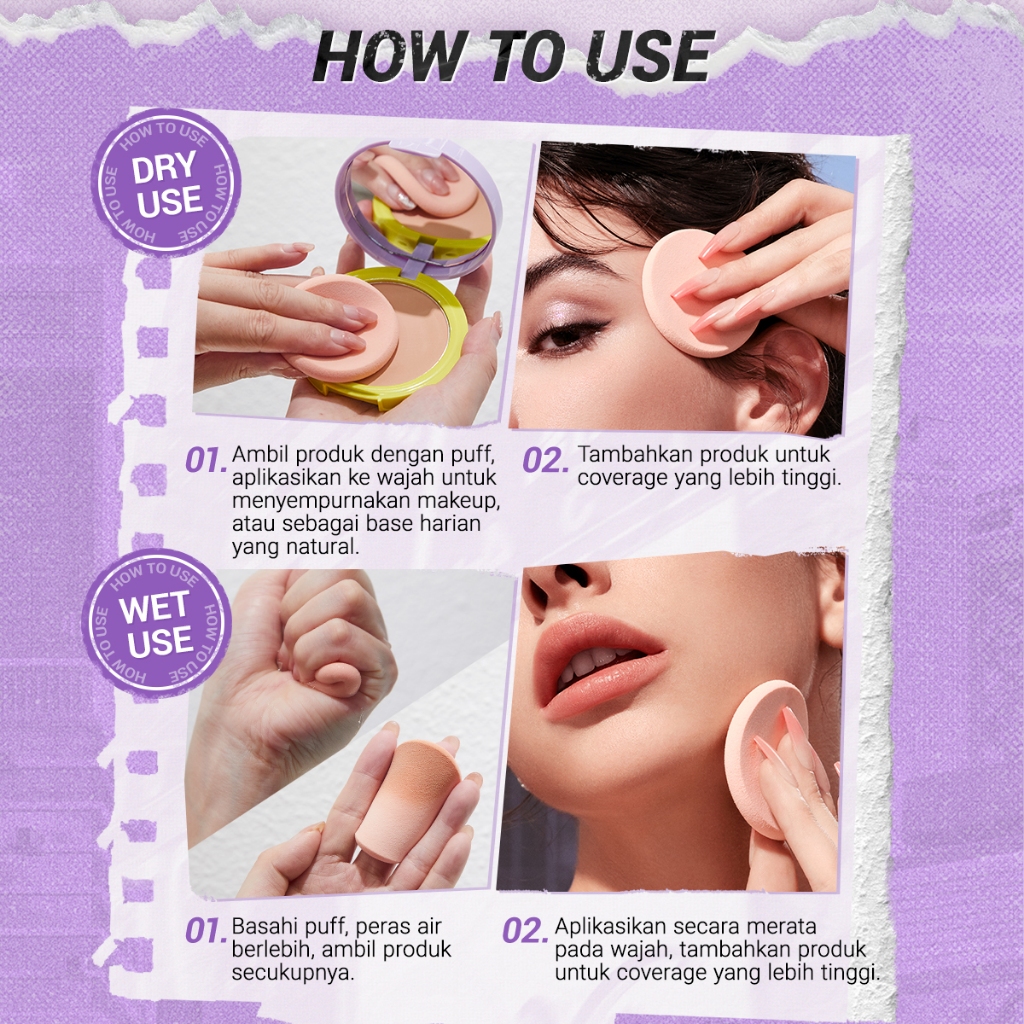 DAZZLE Me Better Than Filter Two Way Cake 9gr- C01 Rich Fair